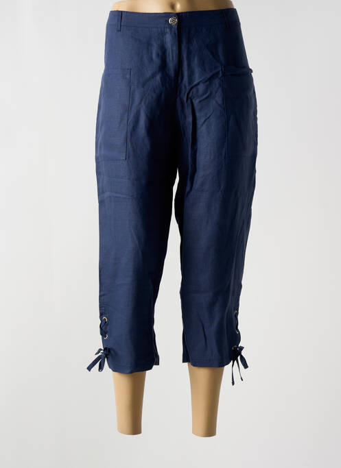 Pantacourt bleu MALOKA pour femme