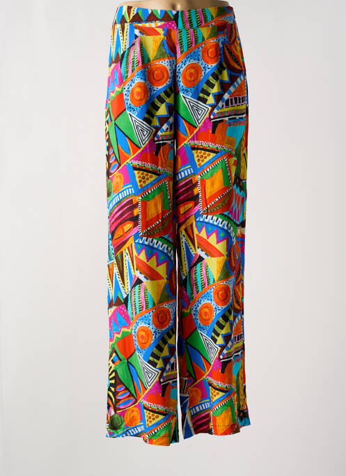 Pantalon large orange MALOKA pour femme