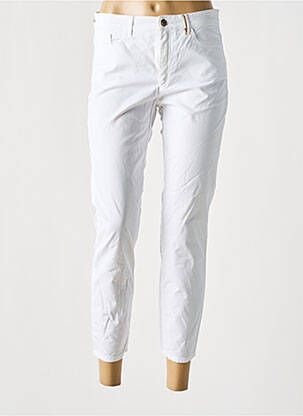 Pantalon 7/8 stretch taille normale blanc COUTURIST femme