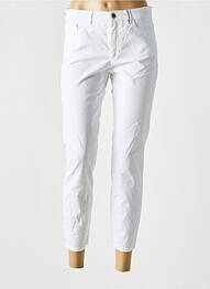 Pantalon 7/8 stretch taille normale blanc COUTURIST femme