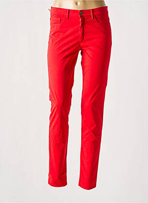 Pantalon slim stretch taille normale rouge COUTURIST femme
