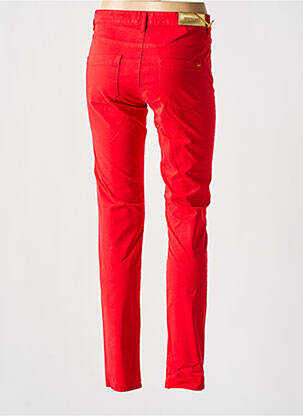 Pantalon slim stretch taille normale rouge COUTURIST femme