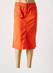 Jupe mi-longue orange COUTURIST pour femme seconde vue