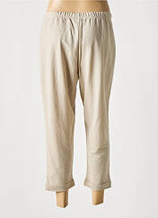 Pantalon 7/8 beige G!OZE pour femme seconde vue