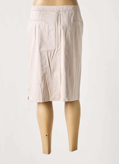 Jupe mi-longue gris UN TEMPS POUR ELLE pour femme