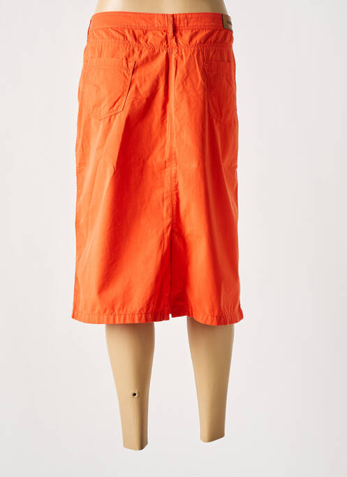 Jupe mi-longue orange COUTURIST pour femme