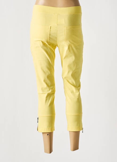 Pantacourt jaune HALOGENE pour femme