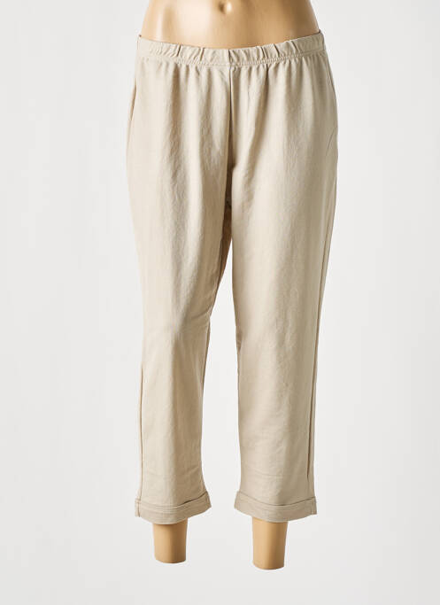 Pantalon 7/8 beige G!OZE pour femme