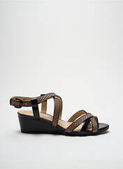 Sandales/Nu pieds noir GEOX pour femme seconde vue
