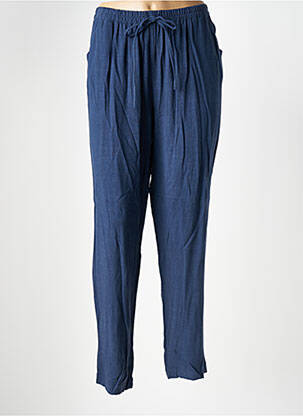 Pantalon droit taille haute taille haute bleu TELMAIL femme