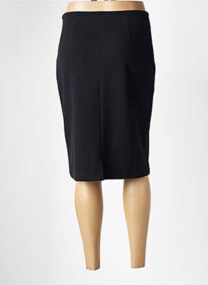 Jupe mi-longue stretch noir TELMAIL femme
