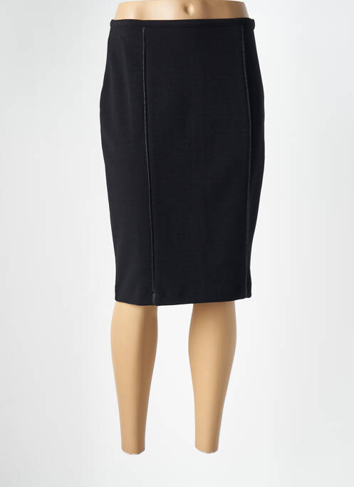 Jupe mi-longue noir TELMAIL pour femme