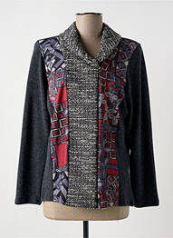Veste casual coupe cintrée gris NAYAT femme