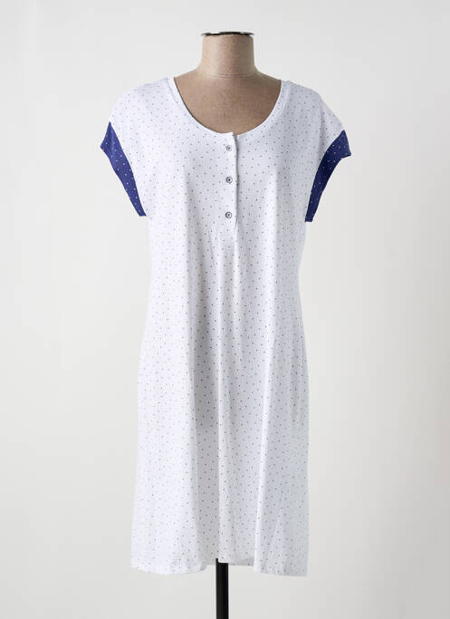 Chemise de nuit blanc BARANDI pour femme