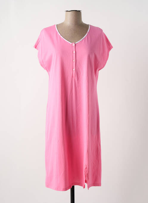 Chemise de nuit rose BARANDI pour femme