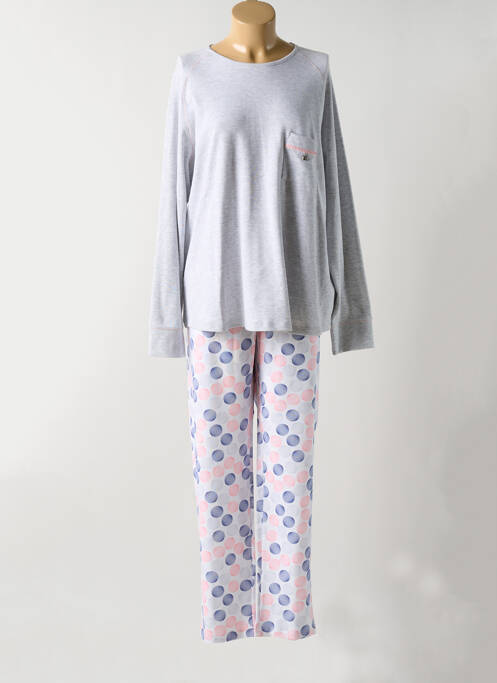Pyjama gris BARANDI pour femme