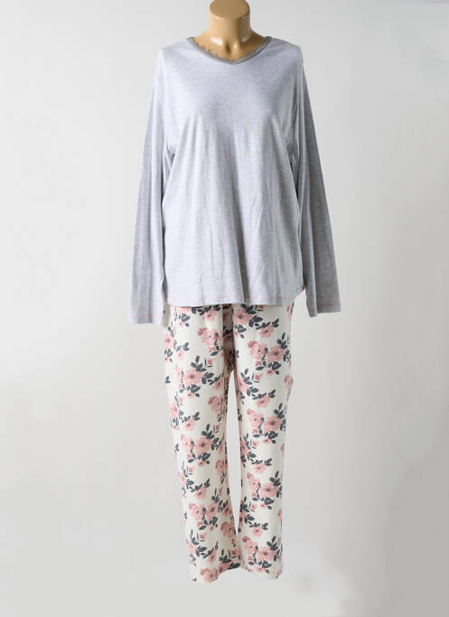 Pyjama gris BARANDI pour femme