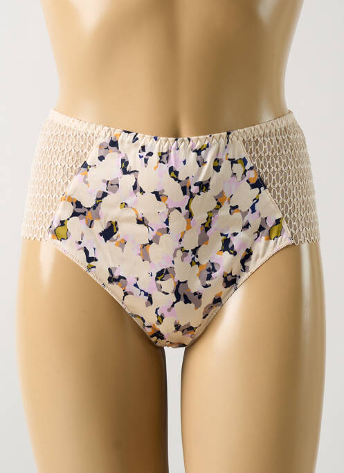 Culotte haute beige LOUISA BRACQ pour femme