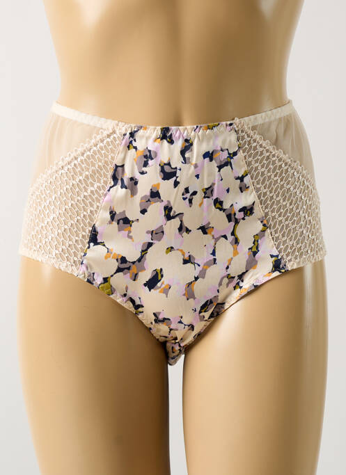 Culotte haute beige LOUISA BRACQ pour femme
