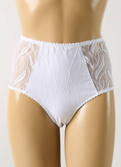 Culotte haute blanc LOUISA BRACQ pour femme