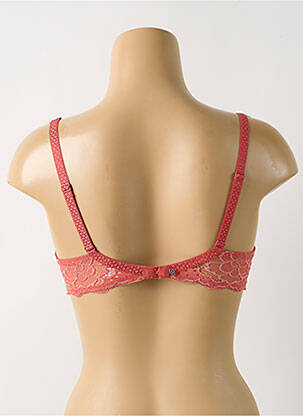 Soutien-gorge effet matière satinée haut soutien-gorge moulé orange SIMONE PERELE femme