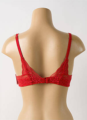 Soutien-gorge effet matière satinée haut soutien-gorge moulé rouge AUBADE femme