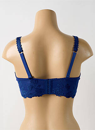 Soutien-gorge effet matière satinée haut soutien-gorge moulé bleu AUBADE femme