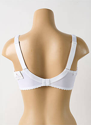 Soutien-gorge effet matière satinée haut soutien-gorge emboitant blanc LOUISA BRACQ femme