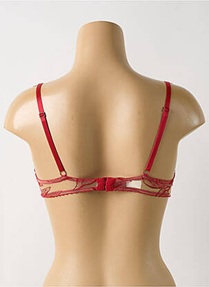 Soutien-gorge effet matière satinée haut soutien-gorge emboitant rouge AUBADE femme