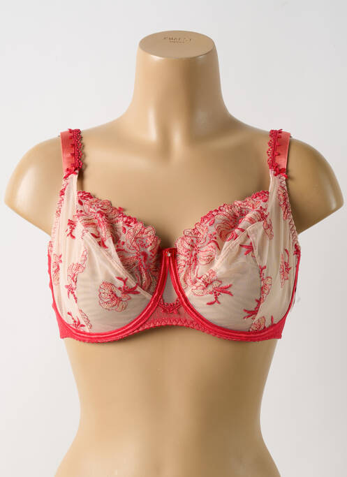 Soutien-gorge effet matière satinée haut soutien-gorge emboitant rose AUBADE femme