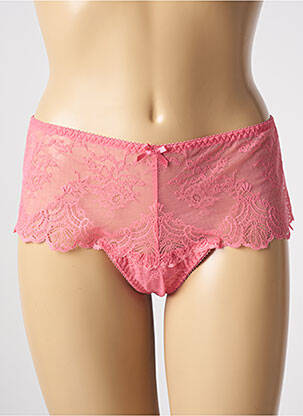 Shorty effet matière satinée rose AUBADE femme