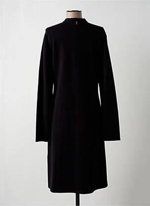 Robe mi-longue manches longues manches longues noir KOCCA femme
