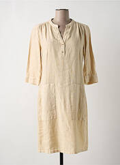 Robe mi-longue beige SIGNE NATURE pour femme seconde vue