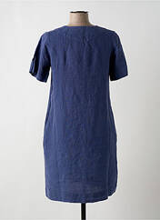 Robe mi-longue bleu fonce LA FEE MARABOUTEE pour femme seconde vue