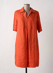 Robe mi-longue orange LA FEE MARABOUTEE pour femme seconde vue