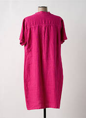 Robe mi-longue rose SIGNE NATURE pour femme seconde vue