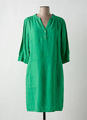 Robe mi-longue vert SIGNE NATURE pour femme seconde vue