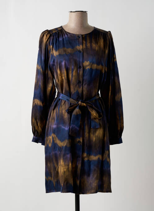 Robe courte bleu LA FEE MARABOUTEE pour femme