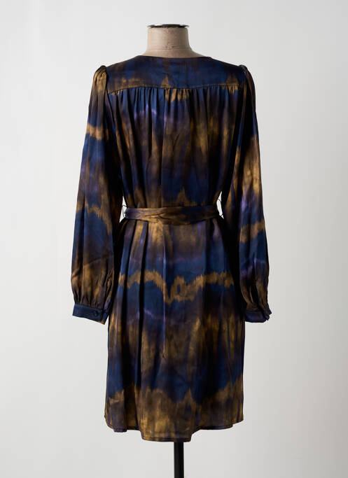 Robe courte bleu LA FEE MARABOUTEE pour femme
