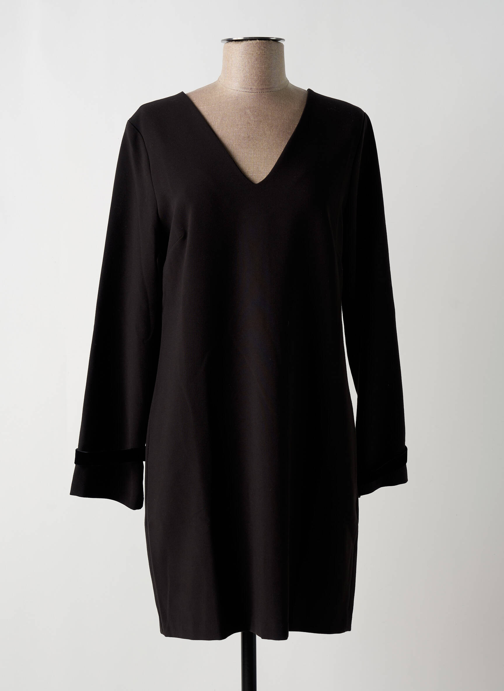 Robe Courte Manches Longues Noir La Fee Maraboutee Femme 2486279