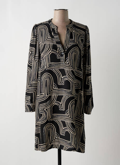 Robe courte noir LA FEE MARABOUTEE pour femme