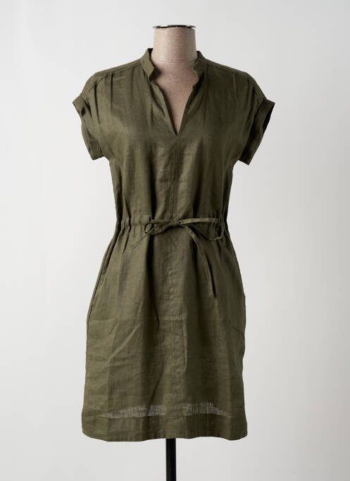Robe courte vert LA FEE MARABOUTEE pour femme