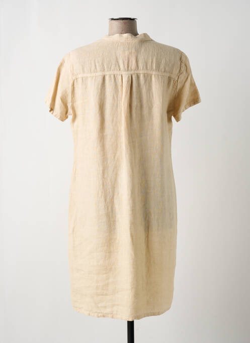 Robe mi-longue beige SIGNE NATURE pour femme