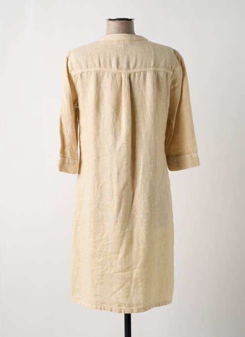 Robe mi-longue beige SIGNE NATURE pour femme
