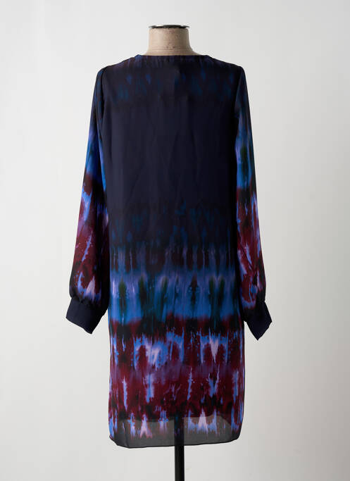 Robe mi-longue bleu LA FEE MARABOUTEE pour femme