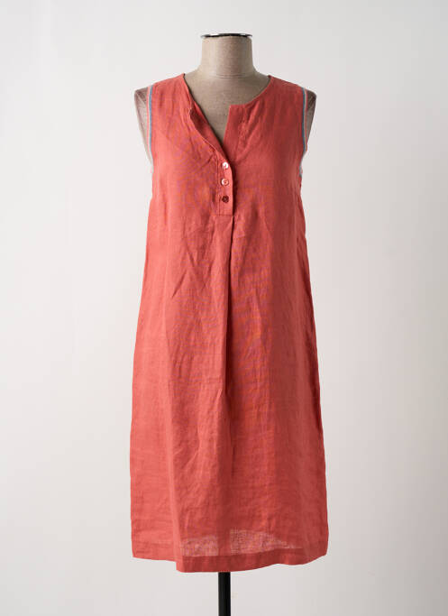 Robe mi-longue rouge LA FEE MARABOUTEE pour femme