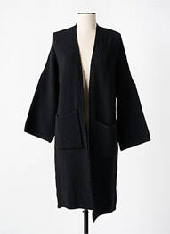 Gilet manches longues manches 3/4 noir SIGNE NATURE femme