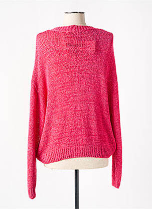 Gilet manches longues resserrée sur le bas rose SIGNE NATURE femme