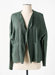 Veste casual coupe droite vert O'MER femme