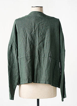Veste casual coupe droite vert O'MER femme